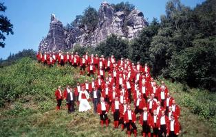 Sächsischer Bergsteigerchor "Kurt Schlosser" im Rathener Gebiet